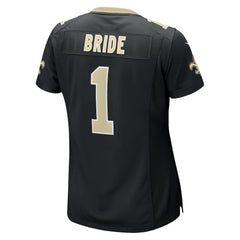 Number 1 Bride New Orleans Saints Women's Game Jersey - Black - Nike