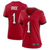 Number 1 Bride Tampa Bay Buccaneers Women's Game Jersey - Red - Nike