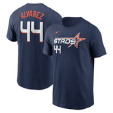Yordan Alvarez Houston Astros Nike 2025 City Connect Fuse Name & Number T-Shirt Discount