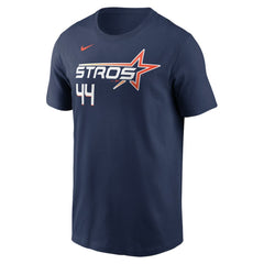 Yordan Alvarez Houston Astros Nike 2025 City Connect Fuse Name & Number T-Shirt Discount