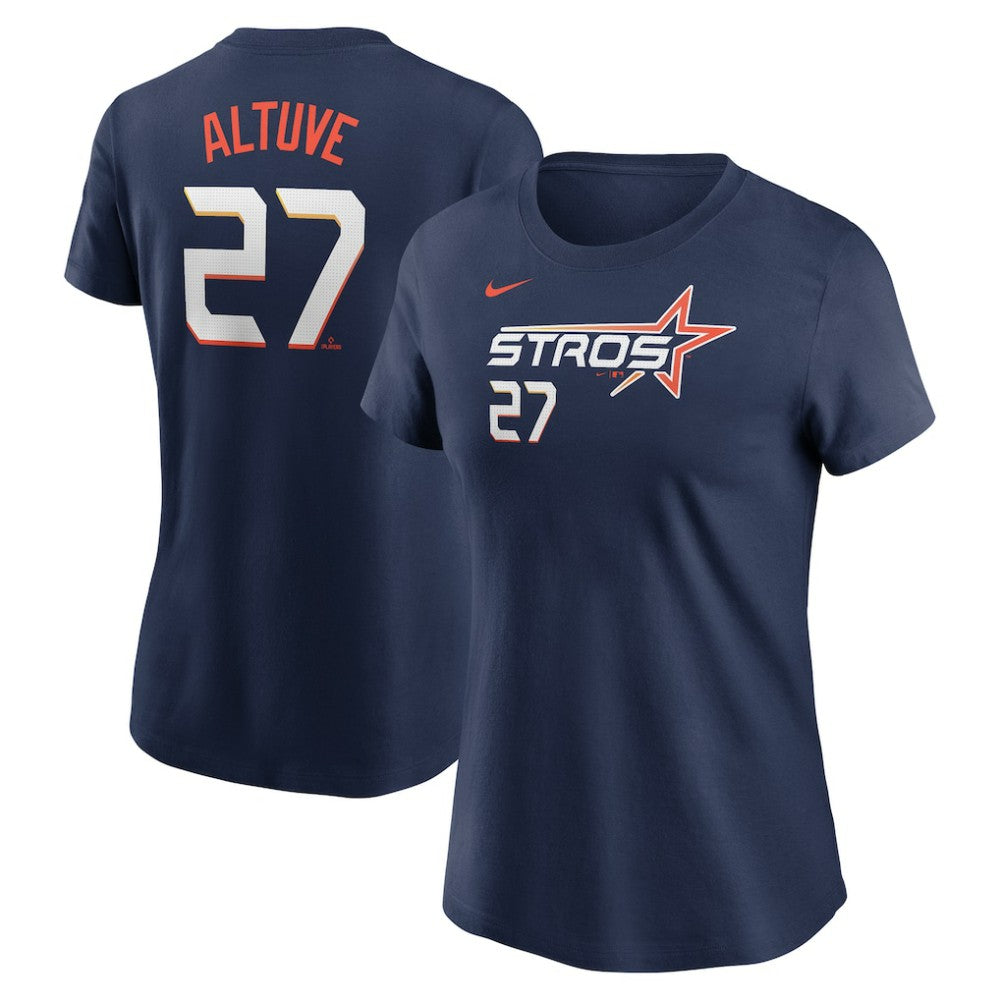 Jose Altuve Houston Astros Nike Women's 2025 City Connect Fuse Name & Number T-Shirt Outlet