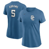 CJ Abrams Washington Nationals Nike Women's 2025 City Connect Fuse Name & Number T-Shirt Discount