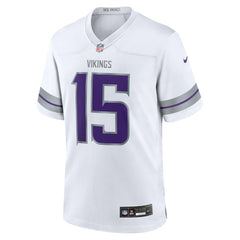 Dallas Turner Minnesota Vikings Alternate Game Jersey - White - Nike