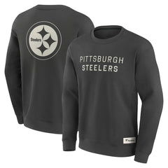 Pittsburgh Steelers Elements Future Ground Lettering Pullover Sweatshirt - Charcoal - Fanatics