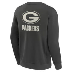Green Bay Packers Elements Future Ground Lettering Pullover Sweatshirt - Charcoal - Fanatics
