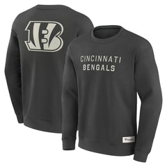 Cincinnati Bengals Elements Future Ground Lettering Pullover Sweatshirt - Charcoal - Fanatics