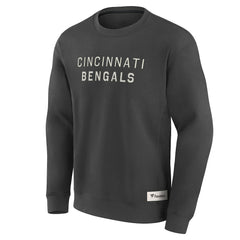 Cincinnati Bengals Elements Future Ground Lettering Pullover Sweatshirt - Charcoal - Fanatics