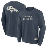 Denver Broncos Elements Future Ground Lettering Pullover Sweatshirt - Navy - Fanatics