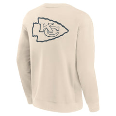 Kansas City Chiefs Elements Future Ground Lettering Pullover Sweatshirt - Cream - Fanatics