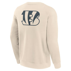 Cincinnati Bengals Elements Future Ground Lettering Pullover Sweatshirt - Cream - Fanatics