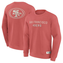 San Francisco 49ers Elements Future Ground Lettering Pullover Sweatshirt - Red - Fanatics