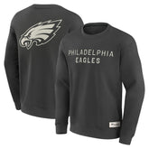 Philadelphia Eagles Elements Future Ground Lettering Pullover Sweatshirt - Charcoal - Fanatics