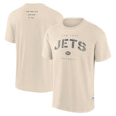 New York Jets Elements Weathered Tonal Future Ground T-Shirt - Cream - Fanatics