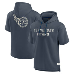 Tennessee Titans Elements Future Ground Lettering Short Sleeve Pullover Hoodie - Navy - Fanatics