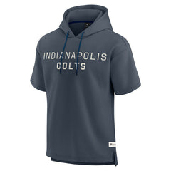 Indianapolis Colts Elements Future Ground Lettering Short Sleeve Pullover Hoodie - Navy - Fanatics