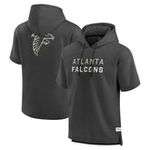 Atlanta Falcons Elements Future Ground Lettering Short Sleeve Pullover Hoodie - Charcoal - Fanatics