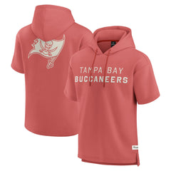 Tampa Bay Buccaneers Elements Future Ground Lettering Short Sleeve Pullover Hoodie - Red - Fanatics