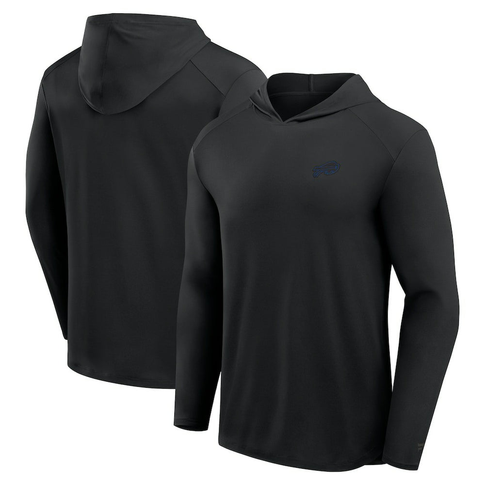 Buffalo Bills Front Office Power Mono Long Sleeve Hoodie T-Shirt - Black - Fanatics