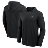 Las Vegas Raiders Front Office Power Mono Long Sleeve Hoodie T-Shirt - Black - Fanatics