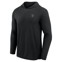 Las Vegas Raiders Front Office Power Mono Long Sleeve Hoodie T-Shirt - Black - Fanatics
