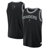 Las Vegas Raiders Elements Future Ground Jersey Tank Top - Black - Fanatics