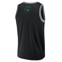 Miami Dolphins Elements Future Ground Jersey Tank Top - Black - Fanatics