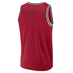 San Francisco 49ers Elements Future Ground Jersey Tank Top - Scarlet - Fanatics