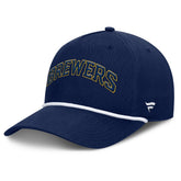 Milwaukee Brewers Fanatics Clubhouse Foul Ball A-Frame Adjustable Hat Outlet