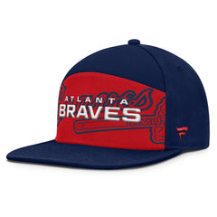 Atlanta Braves Fanatics Clubhouse Splitter Snapback Hat Online