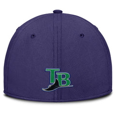 Tampa Bay Rays Nike Rise Swoosh Performance Flex Hat Outlet