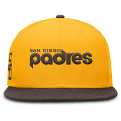 San Diego Padres Nike Cooperstown Two-Tone Dri-FIT Round Bill True Fitted Hat Outlet