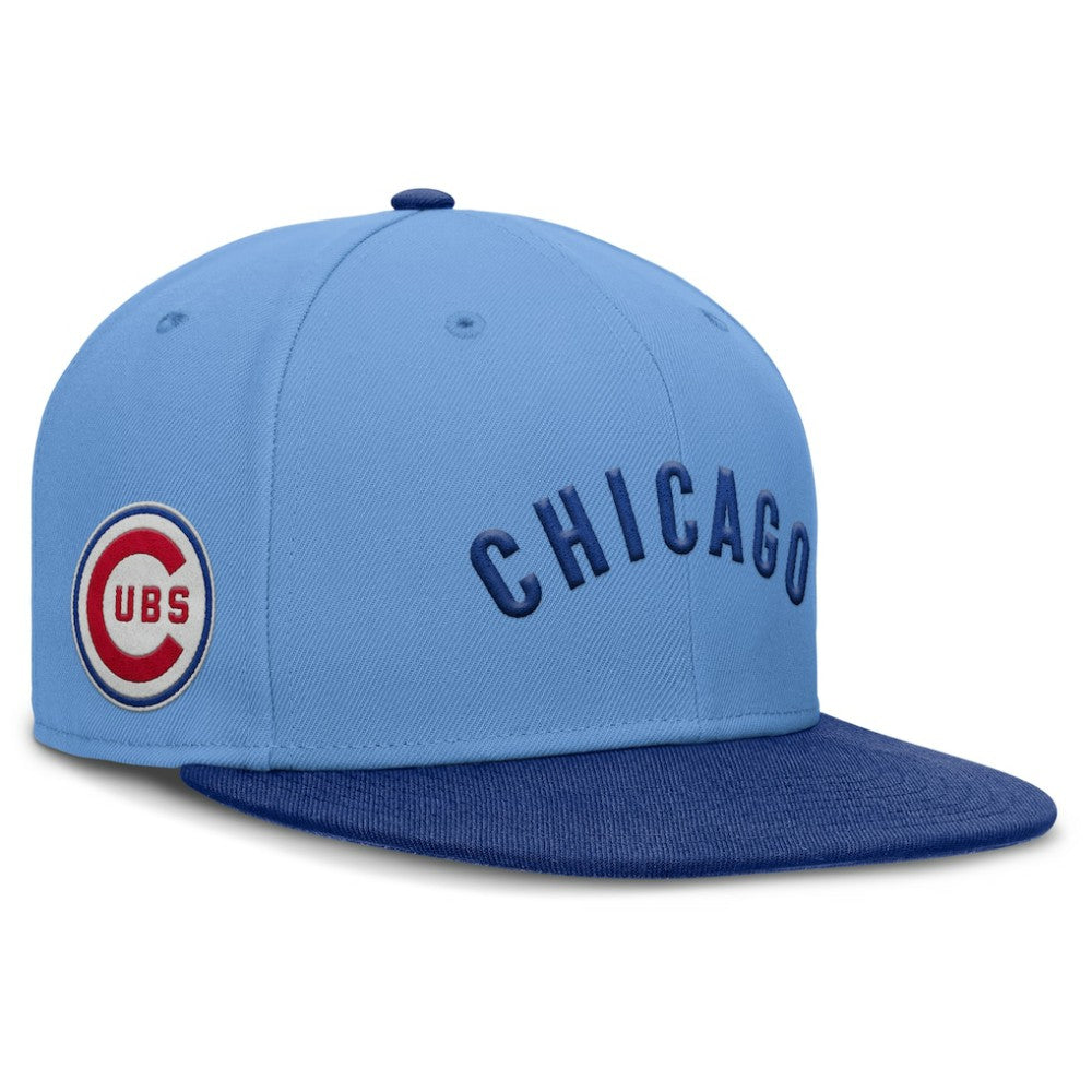 Chicago Cubs Nike Cooperstown Two-Tone Dri-FIT Round Bill True Fitted Hat Discount