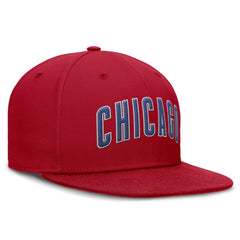 Chicago Cubs Nike Wordmark Dri-FIT Round Bill True Fitted Hat Outlet