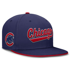 Chicago Cubs Nike Primetime Dri-FIT Round Bill True Fitted Hat Discount
