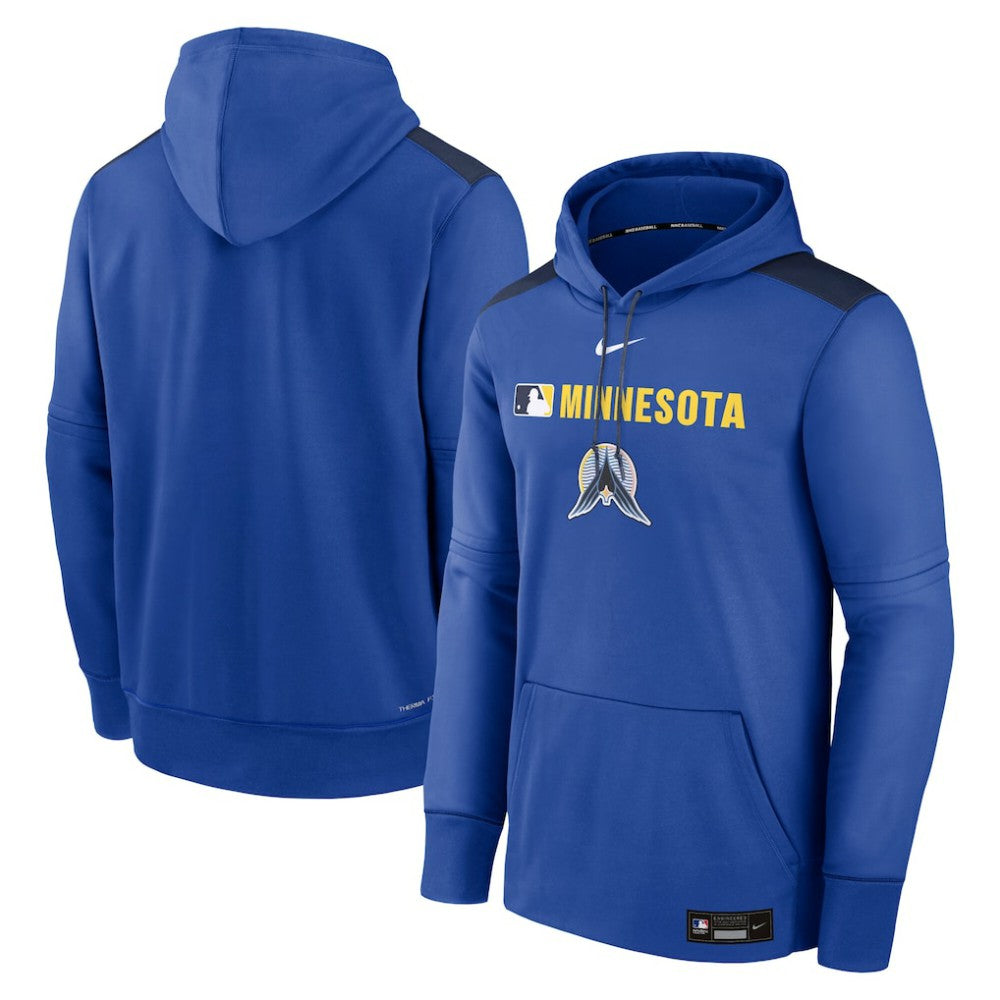 Minnesota Twins Nike Authentic Collection City Connect Therma Pullover Hoodie Online