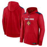 St. Louis Cardinals Nike Authentic Collection City Connect Therma Pullover Hoodie Sale