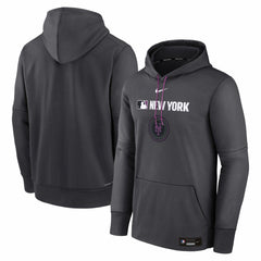 New York Mets Nike Authentic Collection City Connect Therma Pullover Hoodie Online