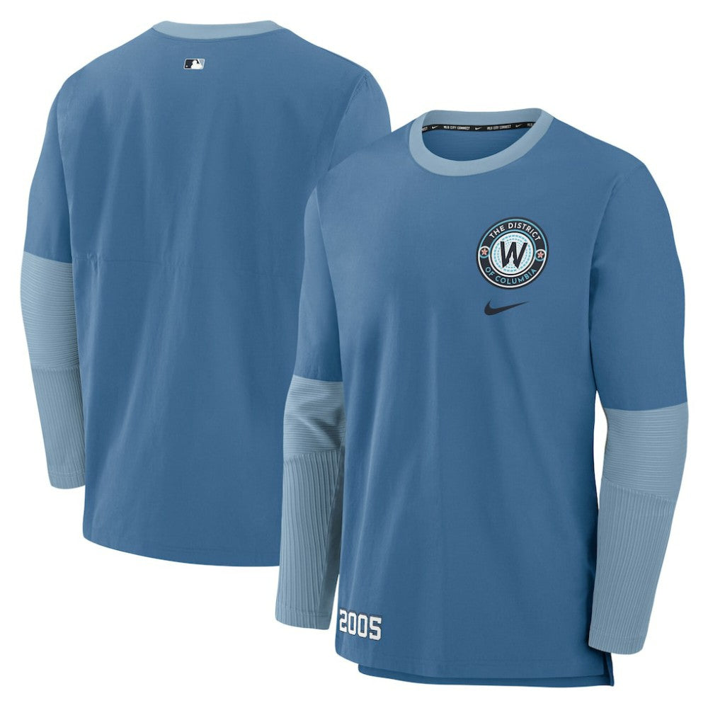 Washington Nationals Nike 2025 City Connect Authentic Collection Player Dri-FIT Lightweight Pullover Sale