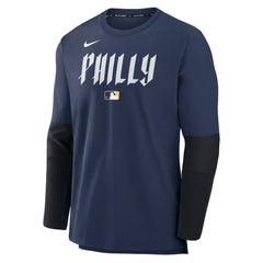 Philadelphia Phillies Nike 2025 City Connect Authentic Collection Player Dri-FIT Lightweight Pullover Outlet