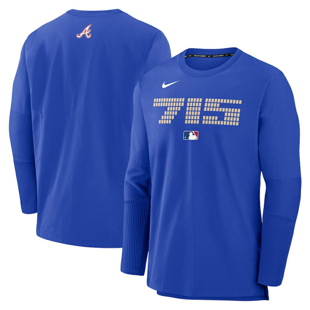 Atlanta Braves Nike 2025 City Connect Authentic Collection Player Dri-FIT Lightweight Pullover Outlet