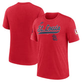 St. Louis Cardinals Nike Cooperstown Collection Eras Tri-Blend T-Shirt Sale