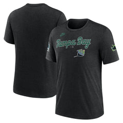 Tampa Bay Rays Nike Cooperstown Collection Eras Tri-Blend T-Shirt for sale