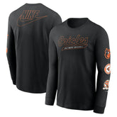 Baltimore Orioles Nike Cooperstown Collection Knockout Long Sleeve T-Shirt Outlet