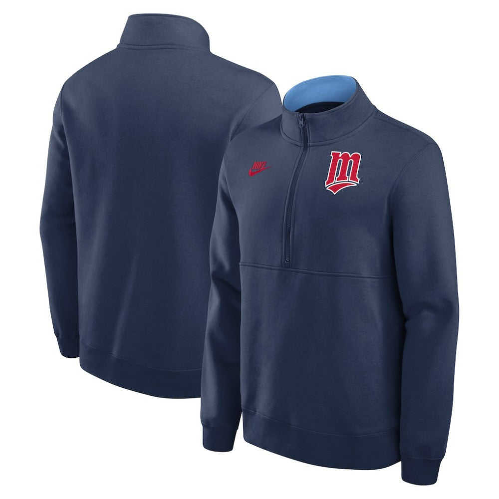Minnesota Twins Nike Cooperstown Collection Fleece Half-Zip Pullover Near Me