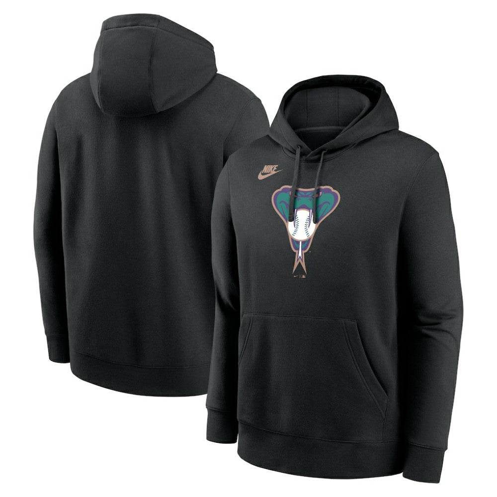 Arizona Diamondbacks Nike Cooperstown Collection Logo Club Hoodie Near Me
