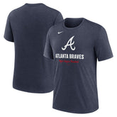 Atlanta Braves Nike Logo Tri-Blend T-Shirt Online