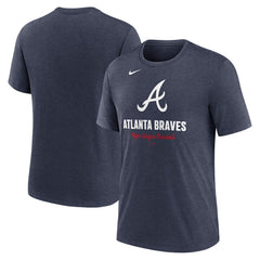 Atlanta Braves Nike Logo Tri-Blend T-Shirt Online