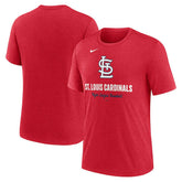 St. Louis Cardinals Nike Logo Tri-Blend T-Shirt Sale