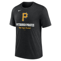 Pittsburgh Pirates Nike Logo Tri-Blend T-Shirt Outlet