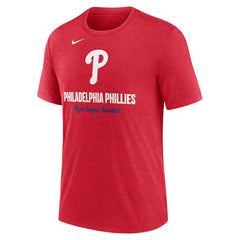Philadelphia Phillies Nike Logo Tri-Blend T-Shirt for sale